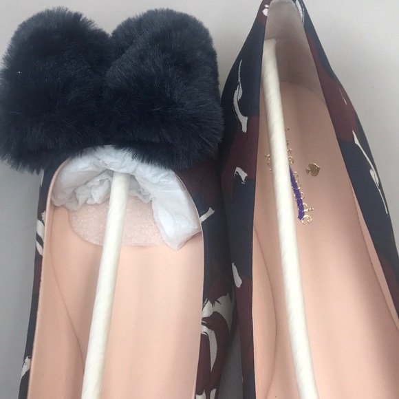 NWT,Kate Spade
Multicolor Ellen Fur Bow,navy multi - Picture 13 of 17